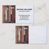 Armature de marteau | Cartes en bois (Devant / Derrière)