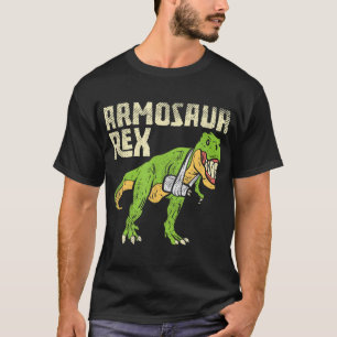 Armaur Rex Dinosaur Fractured Arms Broken Arm Su T-shirt
