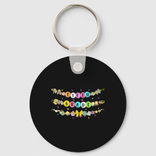 Armband terug naar school vijfde klas leraren stud sleutelhanger