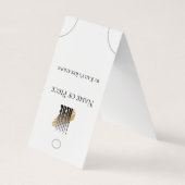 Armbandhouder Opknoping Display Logo Social Media Visitekaartjes (Achterkant)