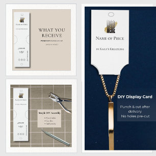 Armbandhouder Opknoping Display Logo Social Media Visitekaartjes