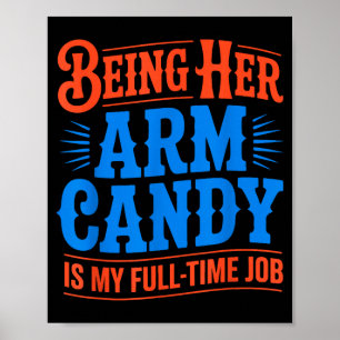 Armbandje fulltime baan verloving verloofde stel poster