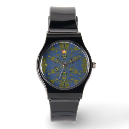 Armbandsur Snake Pond Blue Horloge (Voorkant)