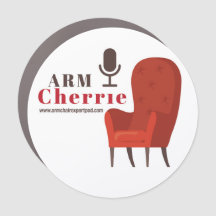 ArmChair Expert Podcast Car Magnet