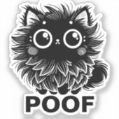 arme kat sticker (Voorkant)