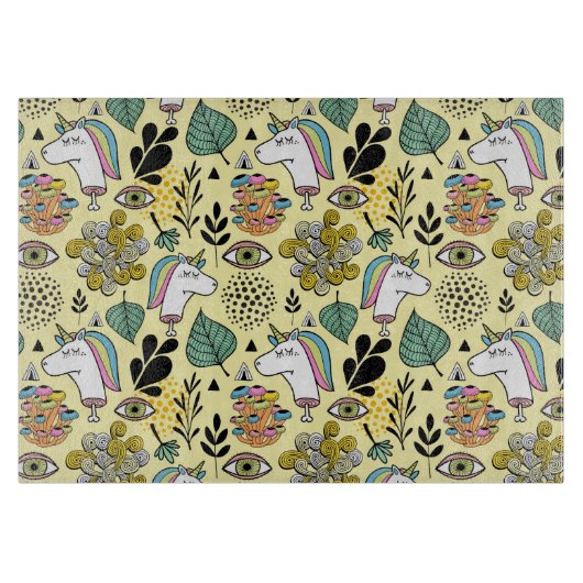 Arme Unicorn Snijplank (Voorkant)