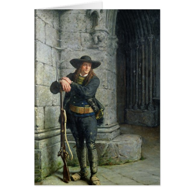Armed Breton Guarding a Porch (Voorkant)