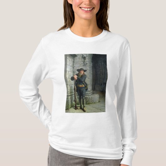 Armed Breton Guarding a Porch T-shirt (Voorkant)