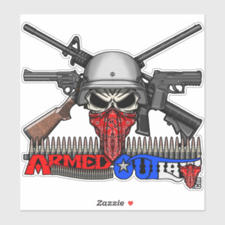 Armed Outlaw Decal Sticker