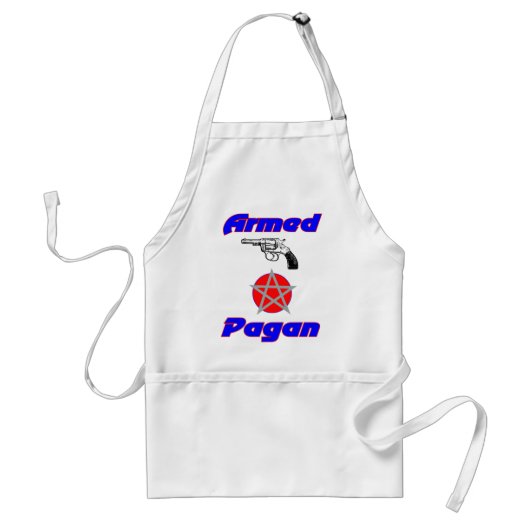 Armed Pagan Standaard Schort (Voorkant)
