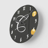 ARMÉE Classe A Monogramme Uniforme Horloge murale  (Angle)