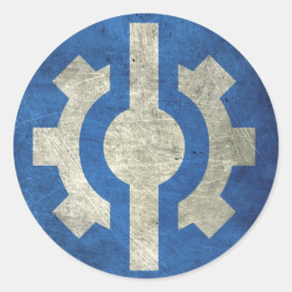 Armee des Stahls Aufkleber (20 Stück) Ronde Sticker