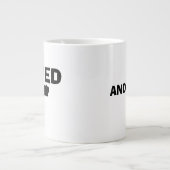ARMÉE ET POLITE Jumbo Mug (Devant)