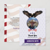 Armée funèbre de militaires de carte de (Devant / Derrière)