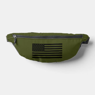 Armée verte avec drapeau américain