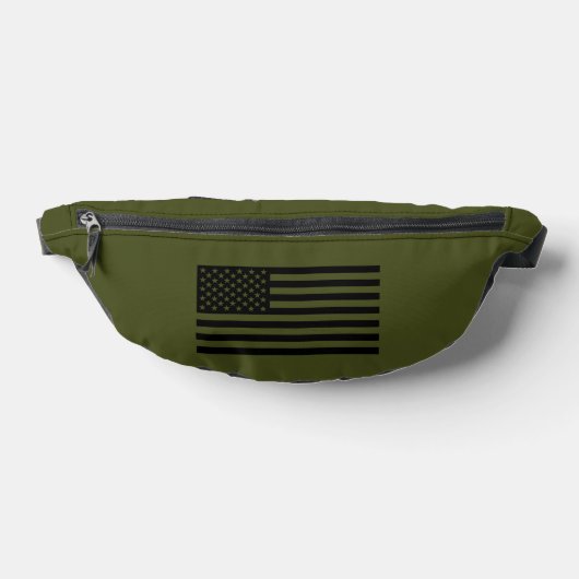 Armée verte avec drapeau américain (Poser)