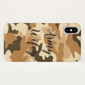 Armée Wifey Désert coque iphone Camo Beige (Dos (Horizontal))