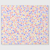 Armeens alfabet cadeaupapier (Vlak)