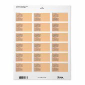 Armeens alfabet etiket (Full Sheet)