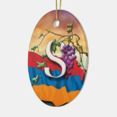 Armeens alfabet Initialen "Dyun" Ornament (Links)