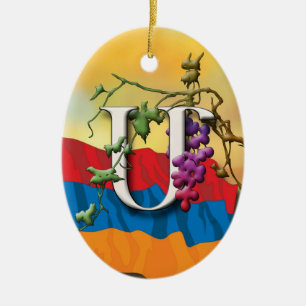 Armeens alfabet Initialen "Mannen" Keramisch Ornament