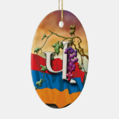 Armeens alfabet Initialen "Ve" Ornament (Rechts)