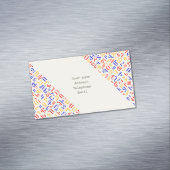 Armeens alfabet magnetisch visitekaartje (Voorbeeld)