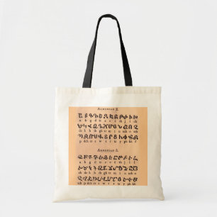 Armeens Alphabet Bag Tote Bag