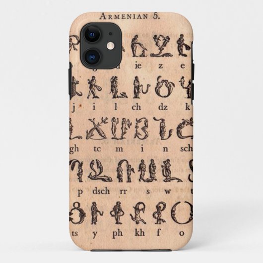 Armeens Alphabet Case-Mate iPhone Case (Achterkant)
