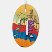 Armeens Alphabet Initiaal "Ghad" Ornament (Links)