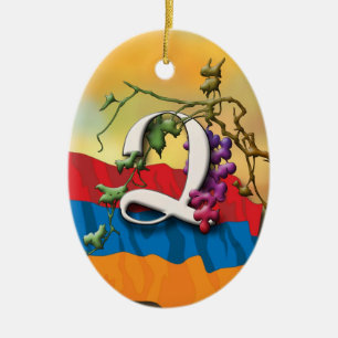 Armeens Alphabet Initialen "Tsa" Ornament