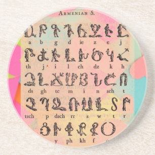 Armeens Alphabet Onderzetter