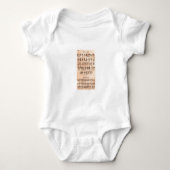 Armeens Alphabet Romper (Voorkant)