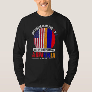 Armeens - Amerikaans patriothart komt van Armenië T-shirt