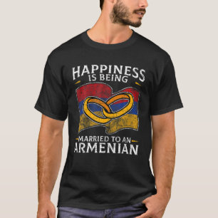 Armeens Armenië vertrouwelijk erfgoed gehuwd met v T-shirt