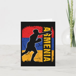 Armeens boxingteam Armeense vlag boxing handschoen Kaart