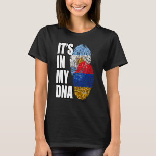 Armeens en Argentijns Mix Dna-vlagerfgoed T-shirt