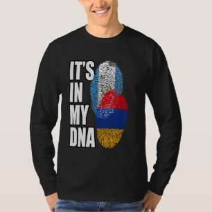 Armeens en Guatemalaans Mix Dna-vlagerfgoed T-shirt