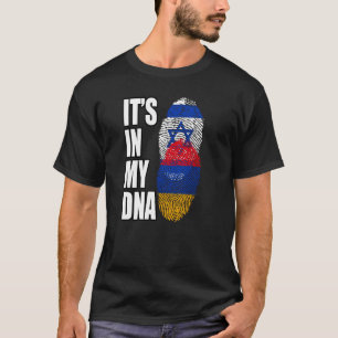 Armeens en Israëlisch erfgoed van Mix DNA-vlag T-shirt