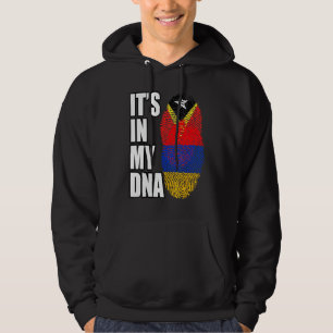 Armeens en Timorese Mix DNA-vlagwerelderfgoed Hoodie