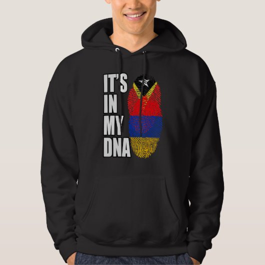 Armeens en Timorese Mix DNA-vlagwerelderfgoed Hoodie (Voorkant)