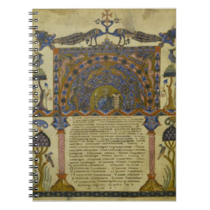 Armeens evangelboek Medieval Manuscript Notitieboek