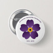 Armeens Genocide Centennial Emblem Ronde Button 5,7 Cm (Voorkant /achterkant)