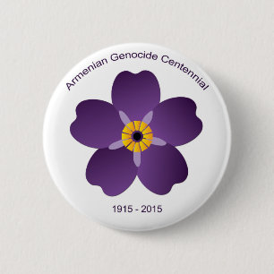Armeens Genocide Centennial Emblem Ronde Button 5,7 Cm