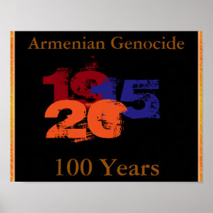 Armeens Genocide-Poster Poster