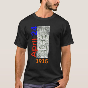 Armeens kruis met genocide - 24 april 1915 Khat T-shirt