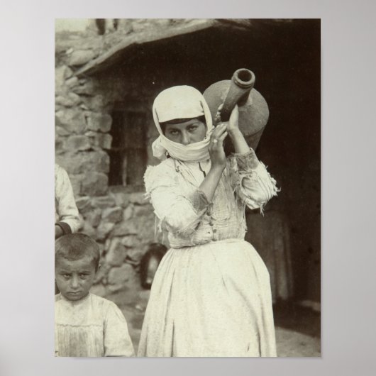 Armeens landmeisje, Yerevan Poster (Voorkant)