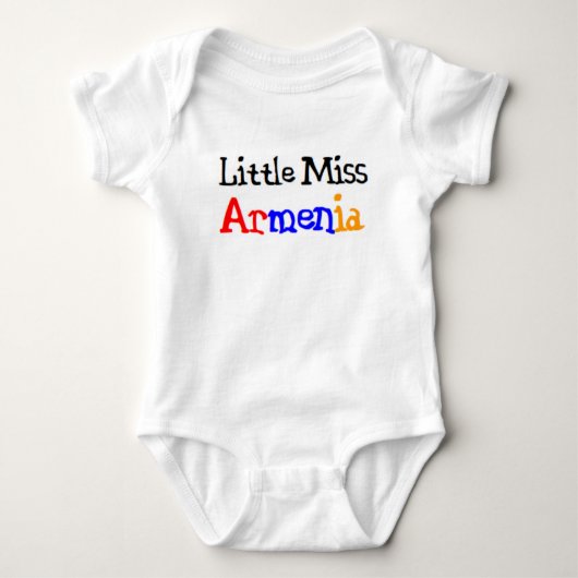 Armeens little miss romper (Voorkant)
