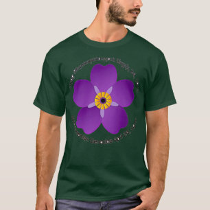 Armeens vergeet me niet FLower T-shirt