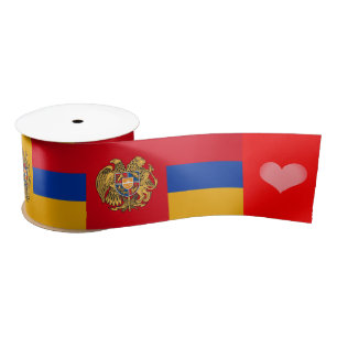 Armeens vlaglint, embleem, hart, Armenië Lint